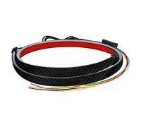 Baceyong Feu arrière de feu stop de queue de becquet de coffre de toit arrière, longueur 120 cm Bande de feu de frein arrière de voiture à LED, bande de feu arrière flexible à montage élevé