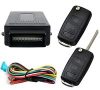 Baceyong Kit de verrouillage central universel pour voiture - Alarme antivol - 2 télécommandes - Contrôle automatique à distance - Serrure centrale