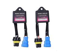 Baceyong Lot de 2 condensateurs d'annulation d'avertissement C6 HID pour phares au xénon 9 V-16 V C6 (ballast de montage universel sur interface phare), décodeur de code d'erreur anti-scintillement