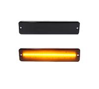 Baceyong Lot de 2 feux de position latéraux LED 8-15 V de rechange compatible avec Jeep Wrangler YJ 1987-1995, verres fumés étanches, clignotants de pare-chocs avant, éclairage ambré