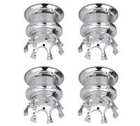 Baceyong Lot de 4 caches de boulons de culasse pour bougies d'allumage de moto, compatibles avec les modèles Ha-rley XL883 Softail Dyna Sportster Twin Cam 1999-2020 Big Twin 1340 Evo, Chrome