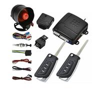 Baceyong Serrure Centrale de Voiture télécommande de Voiture Universelle kit Central Serrure de Porte avec capteur de Choc + boîtier de Commande + 2 télécommandes de Remplacement