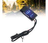 Baceyong Thermomètre numérique universel DC 12 V pour moto et scooter, jauge de température de l'eau 0-120 ℃ pour course Thermometre pour scooter 50 cc avec capteur de température à Filetage M10
