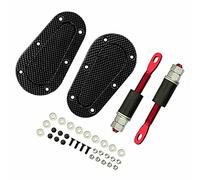 Baceyong Universal Quick Release Bonnet Flush Hood Pins Sans Kit De Verrouillage 2PCS （Noir）