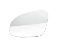 Baceyong Verre de rétroviseur latéral gauche/droit, 3C0857521, 3C0857522 Compatible avec V W G-OLF GTI J-ETTA MK5 R-ABBIT P-ASSAT B5 B6 EOS Blanc/Bleu Verre de rétroviseur