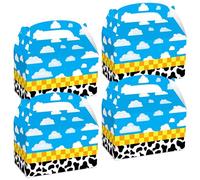 BACH AND BOOZY 12 pièces fournitures fête jouet boîtes popcorn bonbons gourmandises faveurs décoration anniversaire baby shower