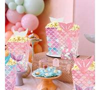 BACH AND BOOZY 12 sacoches cadeaux reutilisables theme fee des mers animaux | 12 sacoches cadeaux reutilisables theme fee des mers animaux marin fete anniversaire fille bapteme mariage