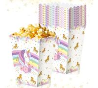 BACH AND BOOZY 20 pieces sacs cadeaux licorne sachets de bonbons pour licorne arc en ciel baby shower fete anniversaire couleur rose