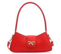 BACH AND BOOZY rouge sac main femme épaule y2k mini fourre-tout noeud papillon mignon ita esthétique portefeuille