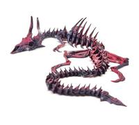 BACH AND BOUJEE Figurine Dragon Squelette déco fantôme Ombres Fantaisie Halloween Accessoire fête décoration Table Cadeau Anniversaire Joueurs