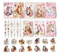 BACH AND BOUJEE kit notes adhesives avec stylos garnitures sacs fete carnet diy sac cheval courses chevalines derby anniversaire fete bebe fete mariee mariage artisanat diy