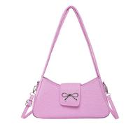 BACH AND BOUJEE sac à bandoulière rose portefeuille femme sac à main noeud pochette y2k petit bandoulière mini pochette hobo portemonnaie