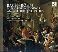 Music for weddings and other festivities Johann Christoph Bach (Compositeur), Karl Böhm (Interprète), Leonardo García Alarcón (Interprète) https://www.fnac.com/a4126845/Johann-Christoph-Bach-Music-for-weddings-and-other-festivities-CD-album?oref=188d9658-b76e-2c3e-b1f9-93c19a13bdd5