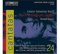 Bach - Bach : Cantates sacrées vol. 24 BWV 8, 33, 113