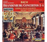 Bach - Baroque Treasuries 2: Bach Brandenburg Ctos 1-4