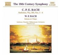 Bach,C.P.E. / Bach,W.F. / Lee / Salzburg Chamber - Sinfonias 1-4 [New CD]