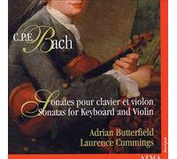 C.P.E. BACH/BUTTERFIELD/CUMMINGS - Bach, C-P-E : Sonates pour Clavier et Violon