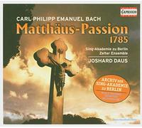 Bach, C.P.E. - Matthäus-Passion 1785 [Import]