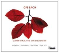 Bach C.P.E. : Quatuors pour flûte, alto, violoncelle, piano.