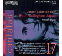 Bach: Cantatas, Vol 17 (BWV 153, 154, 73, 144, 181) /Bach Collegium Japan Suzuki by Johann Sebastian Bach, Bach Collegium Japan, Gerd Trk, Robin Blaze, Peter Kooij [Music CD]
