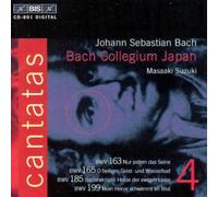 Bach: Cantatas, Vol 4 (BWV 199, 165, 185, 163) /Bach Collegium Japan ??Suzuki by Johann Sebastian Bach (1996-12-24)