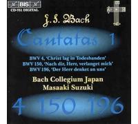 Bach : Cantates sacrées volume 1 BWV 4, 150, 196