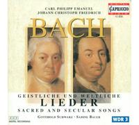 BACH CARL PHILIPP EMANUEL - B - Sacred & Secular Songs