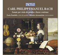 Bach Carl Philipp Emmanuel : Sonates pour Viole de Gambe et B. C.