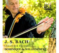 BACH CELLO SUITES / D de WILLIENCOURT / 2CD
