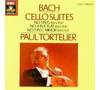 Tortelier – Bach : Suites pour violoncelle n° 1, 4 & 5