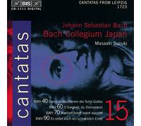 Bach Collegium Japan - Bach : cantates sacrées vol. 15 BWV 40, 60, 70, 90