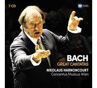 Bach: Great Cantatas [7 Discs] by Nikolaus Harnoncourt [Audio CD] NEUF