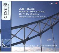 Bach, Holliger : Oeuvres pour flûte seul. Renggli.