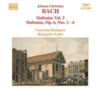 Camerata Budapest – Sinfonias Op. 6 Nos. 1 à 6 – NAXOS
