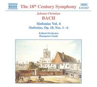 J.C. Bach, Camerata Budapest – Sinfonias Op. 189 n° 1 à 6 – CD – NAXOS