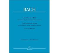 Partitions classique BARENREITER BACH J.S. - CONCERTO IN A-MOLL FOR VIOLONCELLO, STRINGS AND BASSO CONTINUO BWV 593 - PIANO REDUCTION Violoncelle