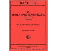Bach, J.S. - 15 Three Part Inventions BWV 787801 for Two Violins and Cello - Arranged by Hofmann