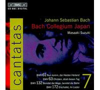 Bach, J.S. - Bach : Cantates sacrées Vol 7 BWV 61, 63, 132, 172