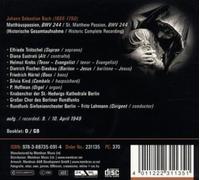 Bach, J.S. - Bach J S: St Matthew Passion