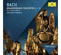 Bach, J.S.: Brandenburg Concertos Nos.1 - 3 (Virtuoso series) by The English Concert Trevor Pinnock (2012-11-15)