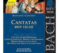 Bach J S : Cantatas, Bwv 122-125