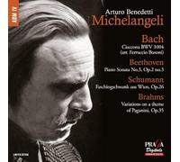Bach, J.S.: Chaconne; Beethoven: Piano Sonata No.3; Brahms: Variations