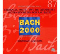 Bach, J.S. - Chorales Motet/Quodlibet/Note