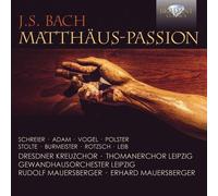 Bach,J.S. / Dresdner Kreutzchor / Thomanerchor - St. Matthew Passion [New CD]
