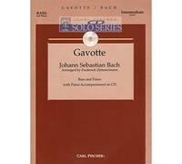 Bach, J.S. - GAVOTTE (danse) pour double basse et Piano avec CD