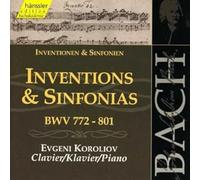 Bach J S : Inventions & Sinfonias, Bwv 772-801