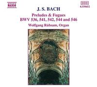 Preludes & Fugues Bwv 536, 541, 542, 544 & 546 Rübsam, Orgue