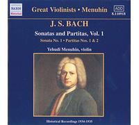 Jean-Sébastien Bach & Yehudi Menuhin – Sonates et Partitas pour violon, Volume 1 – NAXOS
