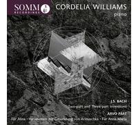 Bach,J.S. / Williams - Piano Music By J.S. Bach & Arvo Part [Compact Discs]