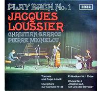 Bach/ Jacques Loussier, Christian Garros, Pierre Michelot - Play Bach No.1- Toccata und Fuge d-moll* Ouverture zur Cantate Nt.28 * Präludium Nr.1 C-dur* Choral Nr.1 'Wachet auf, ruft uns die Stimme' [Vinyl LP]